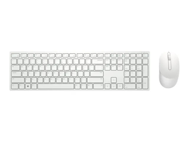 Dell Pro Wireless Tastatur Maus Set kabellos QWERTZ deutsche Layout Weiß B-WARE