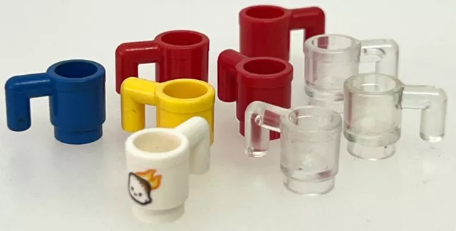 Lego Bulk Kitchen Cups Mug Minifigs Ladies Gents Boys Girls Childrens Adults Toy