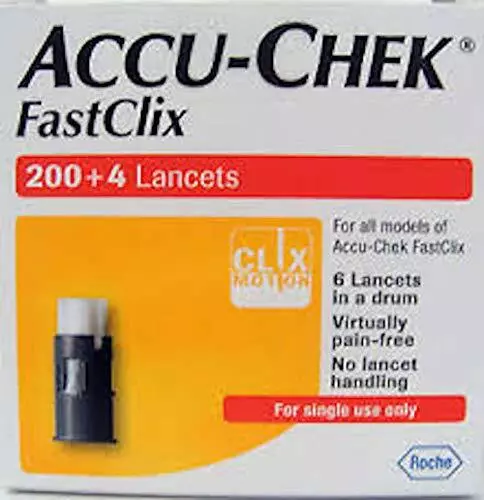 Accu-Chek 7234988 FastClix Lanzetten 204Stück