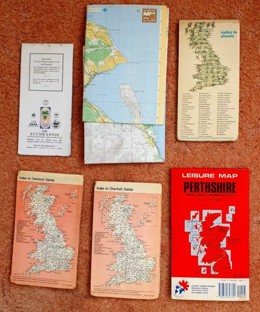 Map collection - 6 x various Scotland 2