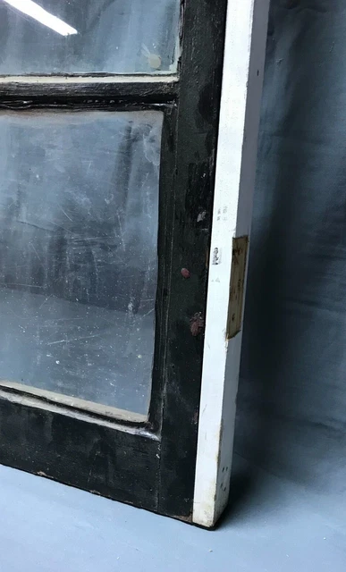 Pair Shabby Antique Chic 8 Lite Casement Windows Doors White VTG 21x48 1044-22B 8