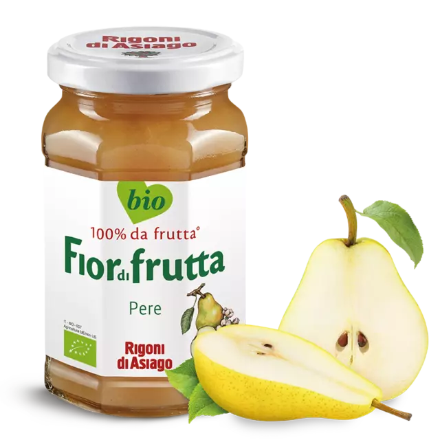 Confiture De Poires Biologiques Rigoni di Asiago Fiordifrutta Bio 250gr