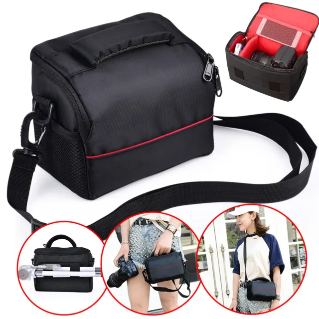 Waterproof DSLR Travel Camera Bag Shoulder Lens Carry Case For Canon Nikon Sony