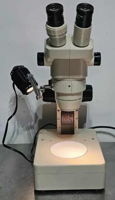 Olympus SZ30 SZ3060 Stereo Microscope on SZ-ST Reflected Light Stand