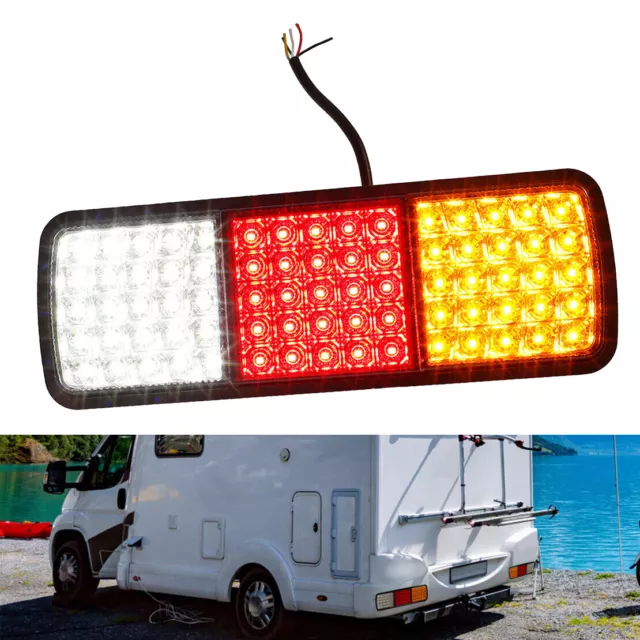 LED Rear Tail Light For RV Truck Trailer Van Caravan Boat Marine