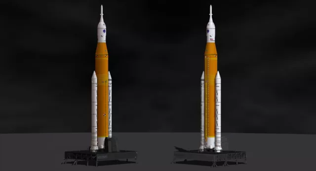 The Space Launch System (SLS) NASA’s Artemis I - File STL-OBJ For 3D Printing
