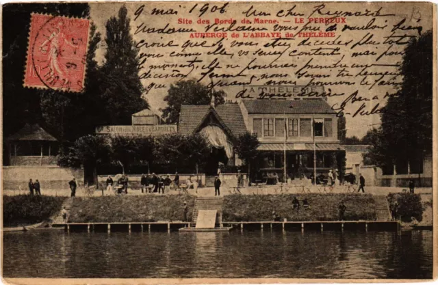 CPA Sites des Bords de Marne - Le PERREUX - Auberge de L'Abbaye de .. (659542)