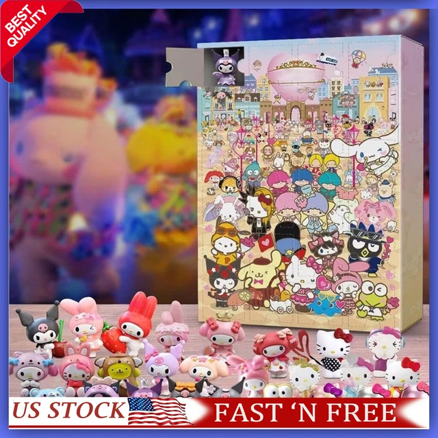 HELLO KITTY 2024 Christmas Advent Calendar Kuromi Countdown 24 Day