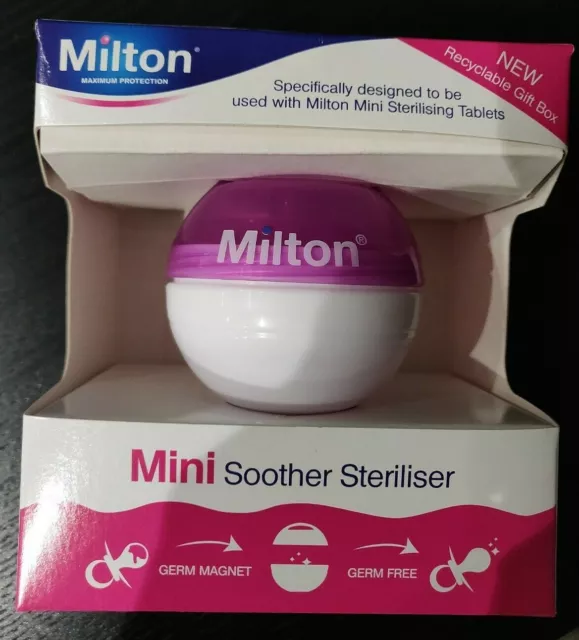 Milton Mini Portable Soother Pacifier Dummy Steriliser