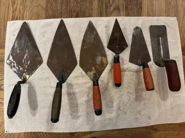 Joblot mixed hand trowels tools