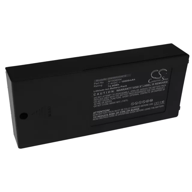 Batterie 10000mAh pour Owon MSO7062TD-V, MSO8102T-V, MSO8202T-V
