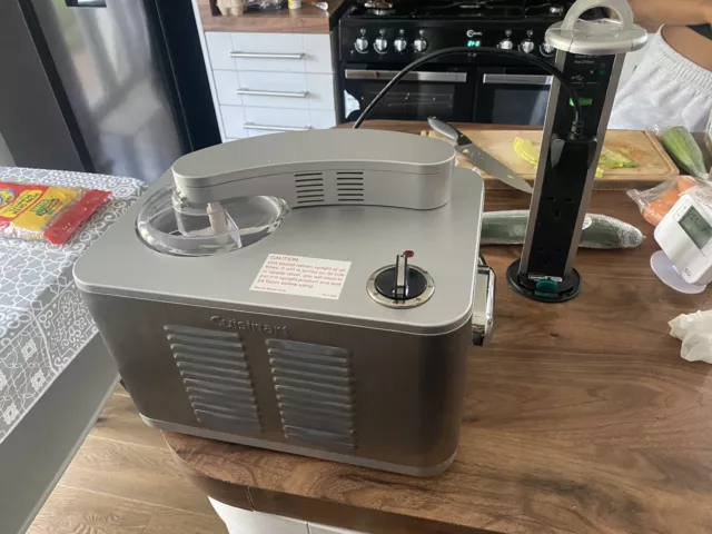 CUISINART GELATO ICE CREAM MACHINE MODEL ICE50BCU Just As Picture 220.00 PicClick UK