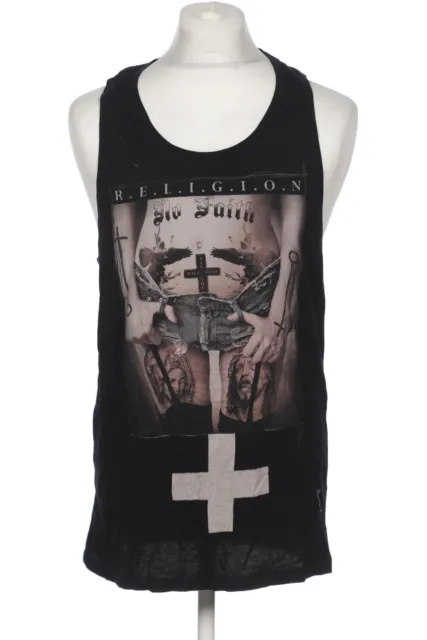T-shirt uomo Religion top shirt taglia EU 52 (L) cotone nero #yovcgh2
