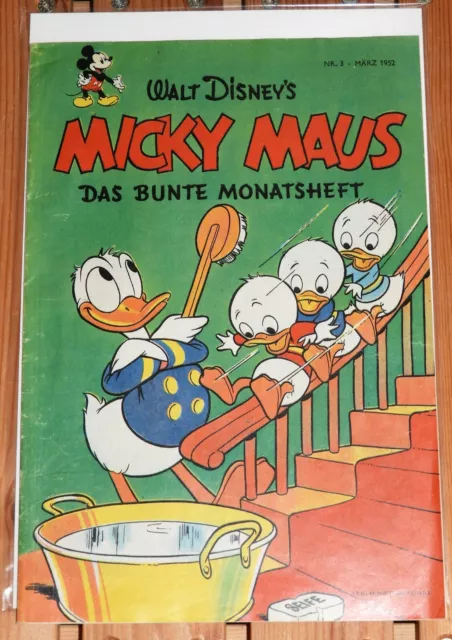 Walt Disneys - Micky Maus - Das bunte Monatsheft Nr. 3 - März 1952 - 2+