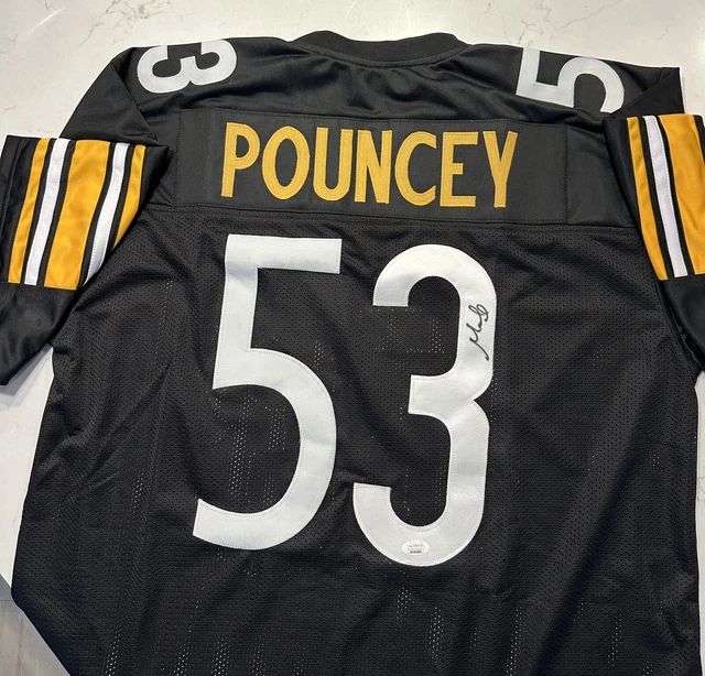 Autographed/Signed Maurkice Pouncey Pittsburgh Black Football Jersey JSA COA