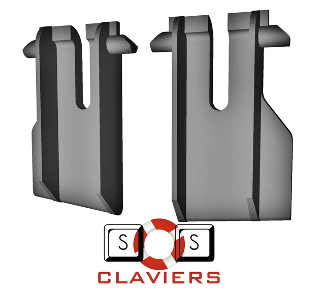 K70 MK2 - Pieds de support de clavier de remplacement pour Corsair