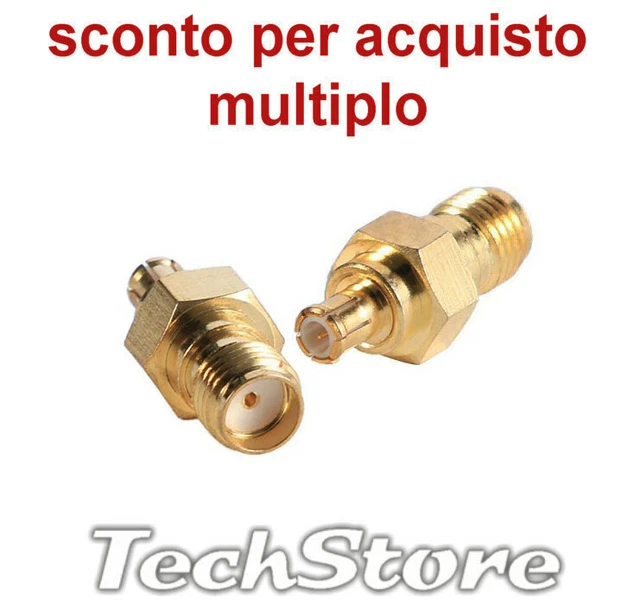 Connettore Adattatore da SMA Femmina a MCX maschio Adapter  -   SMX2