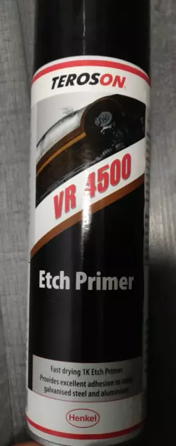 Teroson VR4500 Ätzgrundierung 500ML Spray Schnelltrocknen Spray Reinmetall Aluminium