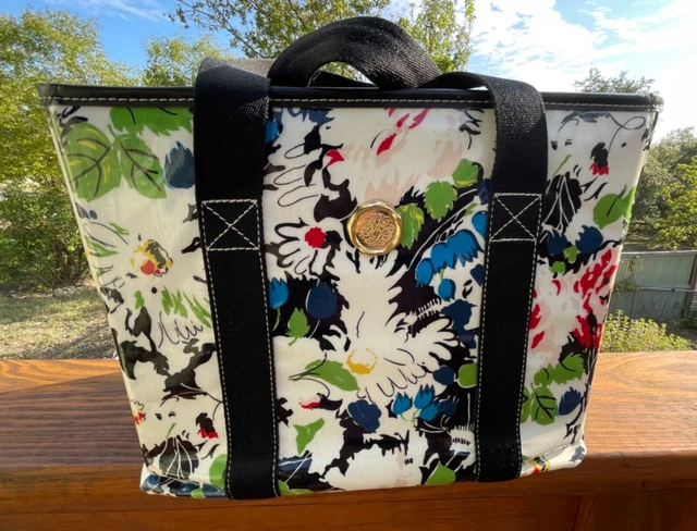 ANNA GRIFFIN RARE Formed Coated Cotton Craft Tote Bag Organizer 24.95 PicClick