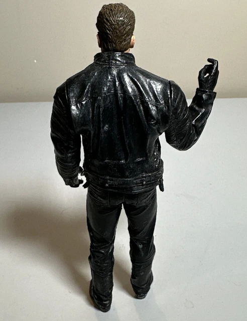 McFarlane Action Figure T-850 Terminator: Edizione Chiara Rara Da Terminator 3: Rise Of The Machines