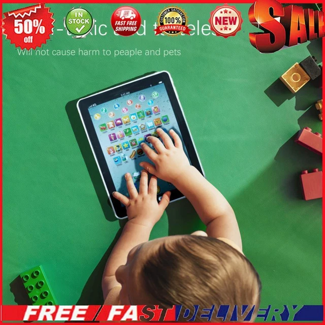 Learning Machine Tablet English Educational Toy for Toddlers Kids (Black)
