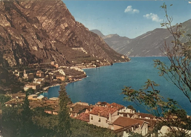Cartolina Limone Brescia Lago di Garda viaggiata