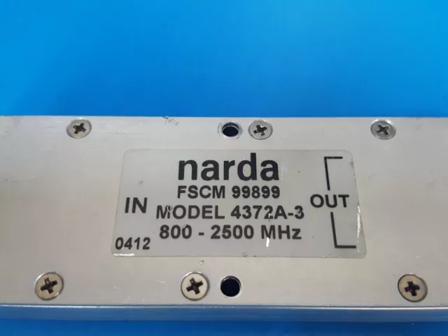 Narda 4372A-3: 800-2500MHz, POWER DIVIDER (6) 2