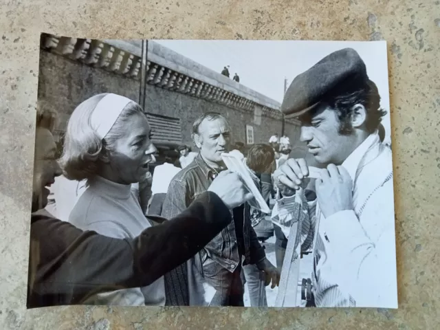 Photo Photographie Signée Pierre Manciet  Jean Paul Belmondo Acteur Cinéma 18X24