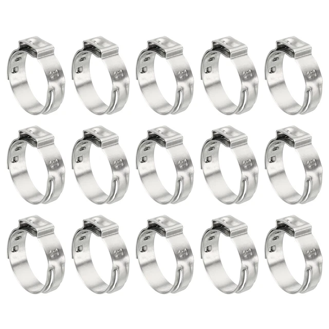 Confezione da 40 Morsetto Cinch PEX 5/8", 304 Anelli Crimpante Acciaio Inox 17,8-21,0 mm