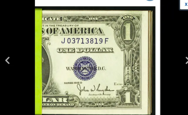 Fr. 1613n $1 1935D Silver Certificate Twenty-Three Examples A-F THRU Y-F BLOCK==