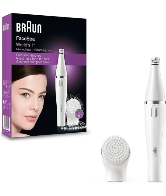 Braun Face Spa 810 Epilierer Frau für Gesichtsbürste Reinigung mit Batterien