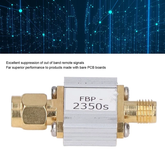 Filtre Passe-bande 2.4GHz EBOOBA - Anti-brouillage Zigbee - Interface SMA
