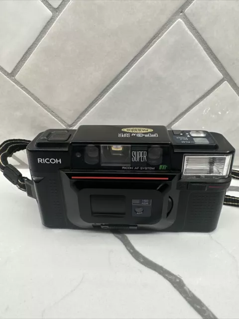 Ricoh FF-3 AF Super 35mm Point and Shoot Film Camera Tested/Working
