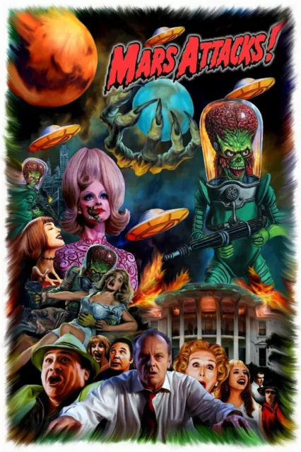 mars attacks a5. original print.artwork.by paul winters