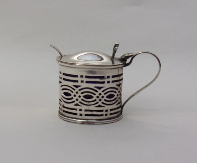 Chester 1912 Silver  Mustard Pot