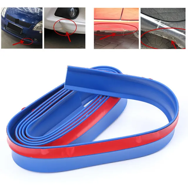 Lower Lip Front Protective Strip Bumper Skirt Guard Rubber Anti-Scratch 2.5M New