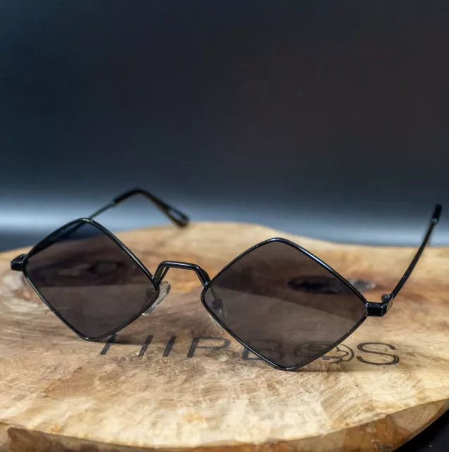 RENATO BALESTRA MENS Womens Retro Sunglasses Black Sunglasses BlackLenses  £25.00 - PicClick UK