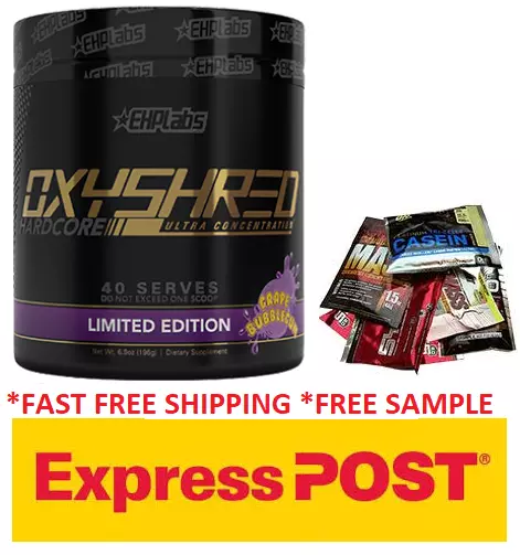 EHPlabs Oxyshred Hardcore Thermo Fatburner Oxy Shred  Limited Edition Stronger