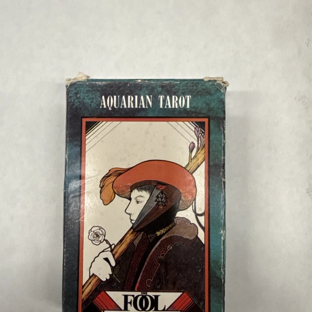 AQUARIAN TAROT CARD Deck Entitled The Fool 1970 Complete 78