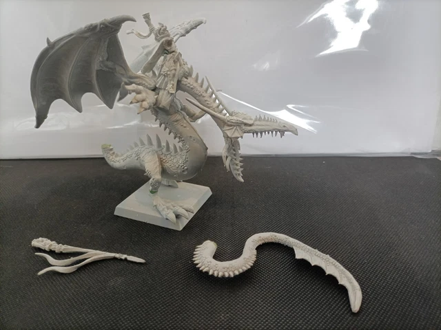 Games Workshop Warhammer Dark Elf Lord On Black Dragon - Fantasy Miniature Figure