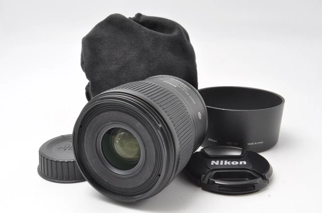 Nikon AF-S Micro NIKKOR 60mm f/2.8 G ED Lens Black w/Pouch From JAPAN[Near Mint]