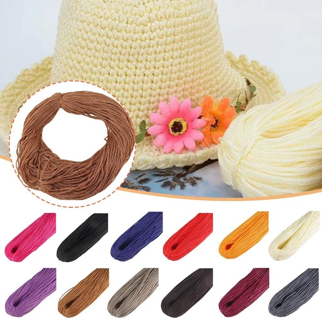 ICE SILK NYLON Yarn Knitting Hand Crochets Hollow Thread P7 Line Ropes ...