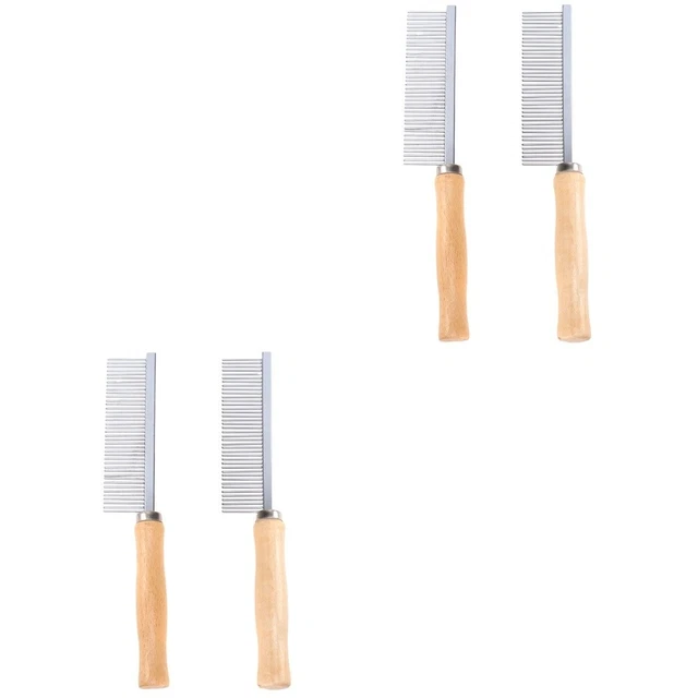 4 pcs Haustier Kamm Pet Kämme für Katzen Pflege Kamm Katze Pflege Kamm