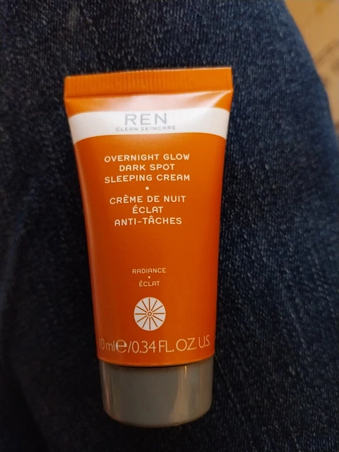 REN Overnight Glow Dark Spot Sleeping Cream 10 ml nuevo cuidado nocturno