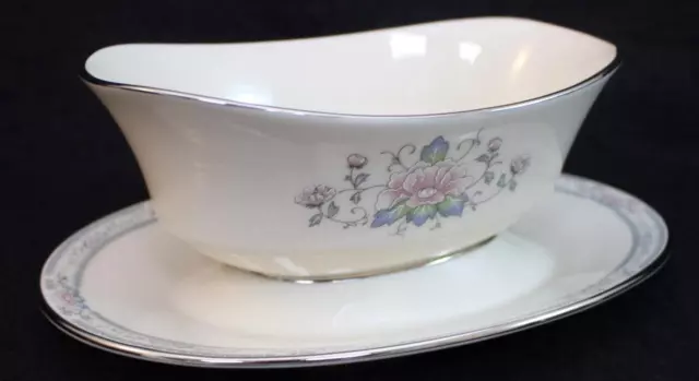 Lenox China CHARLESTON Gravy Boat with Underplate GREAT CONDITION