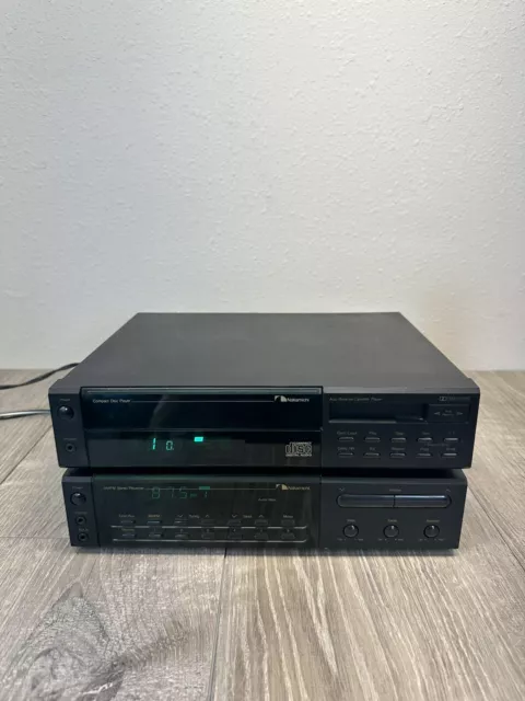 Nakamichi R-1 AM/FM Stereo Receiver & CP-1 CD/ Cassette Player Tested working