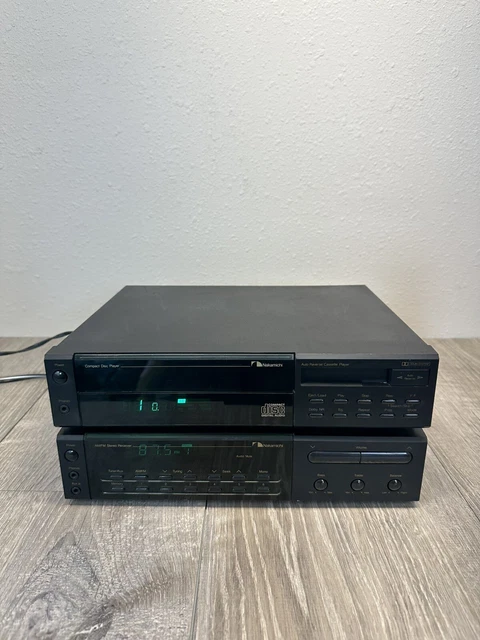 Nakamichi R-1 AM/FM Stereo Receiver & CP-1 CD/ Cassette Player Tested working Nakamichi R-1 AM/FM Stereo Receiver & CP-1 CD/ Cassette Player Tested working
