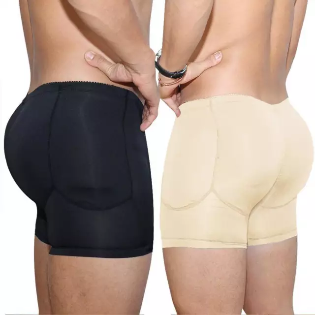 MEN PADDED BUTTOCK Enhancer Shapewear Boxer Briefs Butt Lifter Panty Body  Shaper £19.79 - PicClick UK