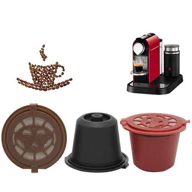 5 * Café Capsule Filtres + 1 * Cuillère + 1 * Pinceau pour Nespresso Parties
