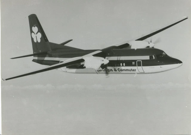 Aer Lingus Commuter Fokker F-50 Large Photo Ireland Ei
